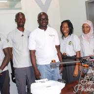 Visite du Directeur Général de l'Agence Nationale pour Société de l'Information ANSI-Niger, M. Ibrahima Guimba Saidou, au cours de la cinquième journée de rassemblage de notre drone pulvérisateur